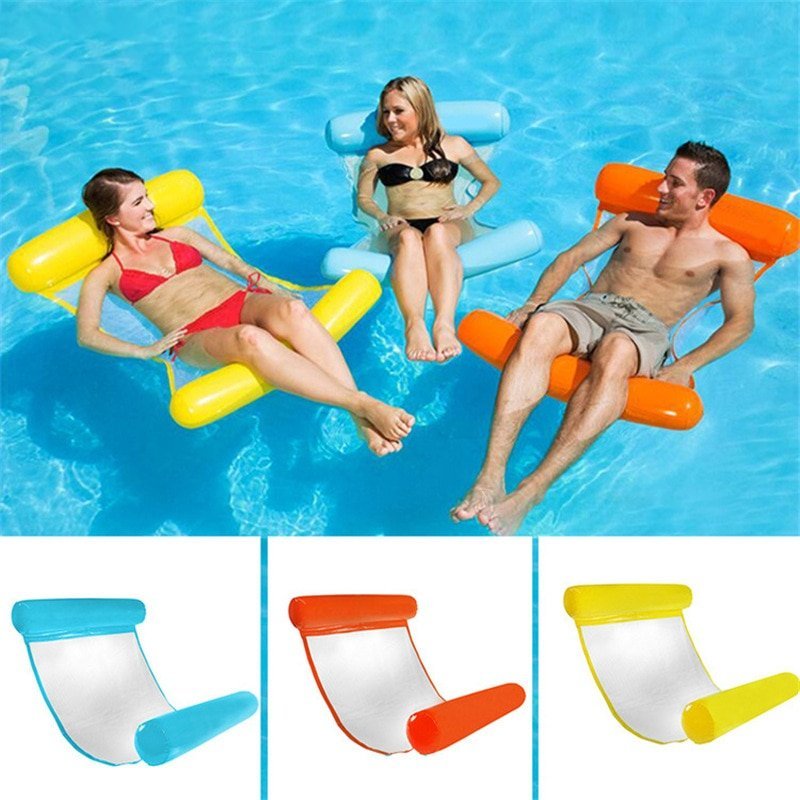 Hamac aquatique - Détente flottante - Confort gonflable - Idéal pour la piscine et la plage - abris de jardin - accessoires bricolage - accessoires connectés - Inflatable Bouncer Accessories
