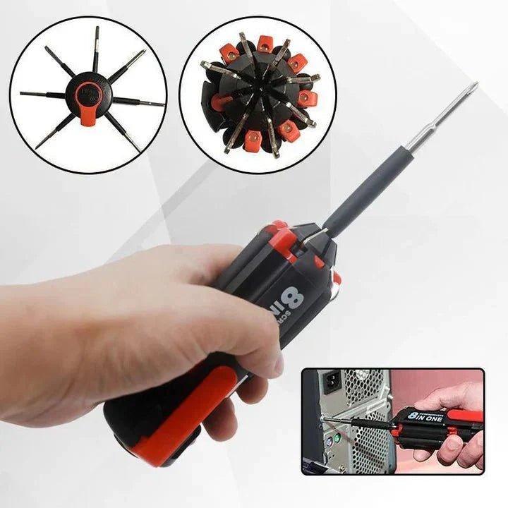 QuickFix - Vis 8 en 1 - Pratique et polyvalente - Idéale pour tous les travaux - Madeluxe