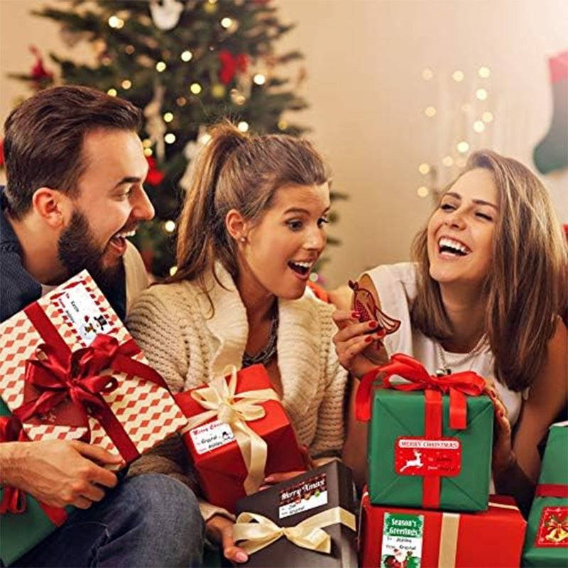 Etiquettes de Noël - Ajouter de la joie - Enchanted Gifts - Madeluxe