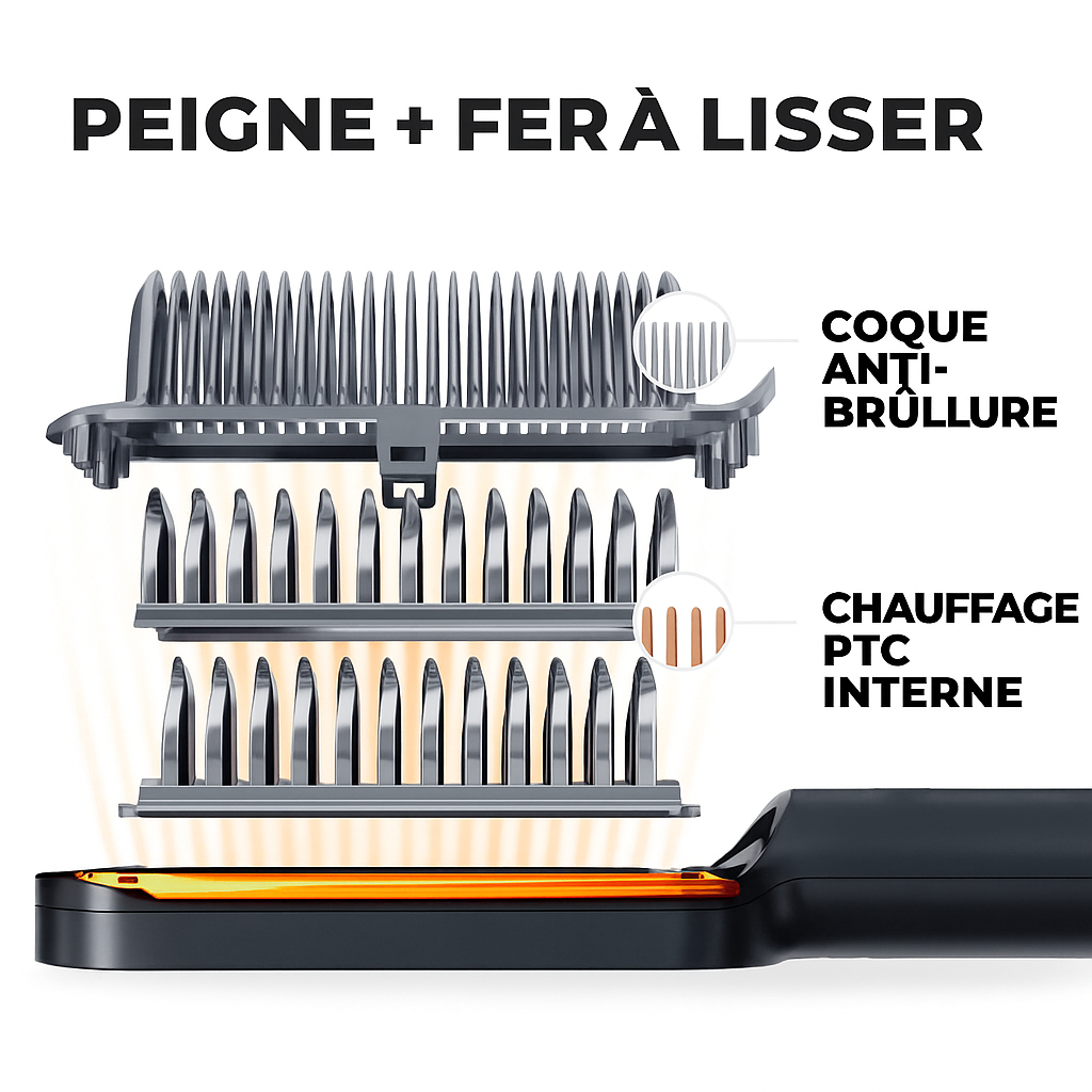 SilkGlide™ | Cheveux lisses en un instant