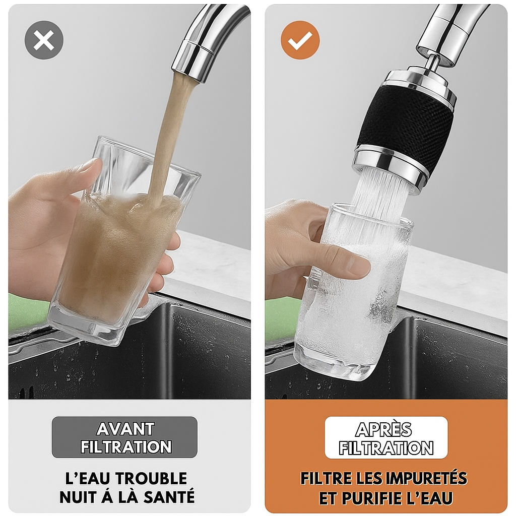 AquaFlex™ | Nettoyage sans éclaboussures
