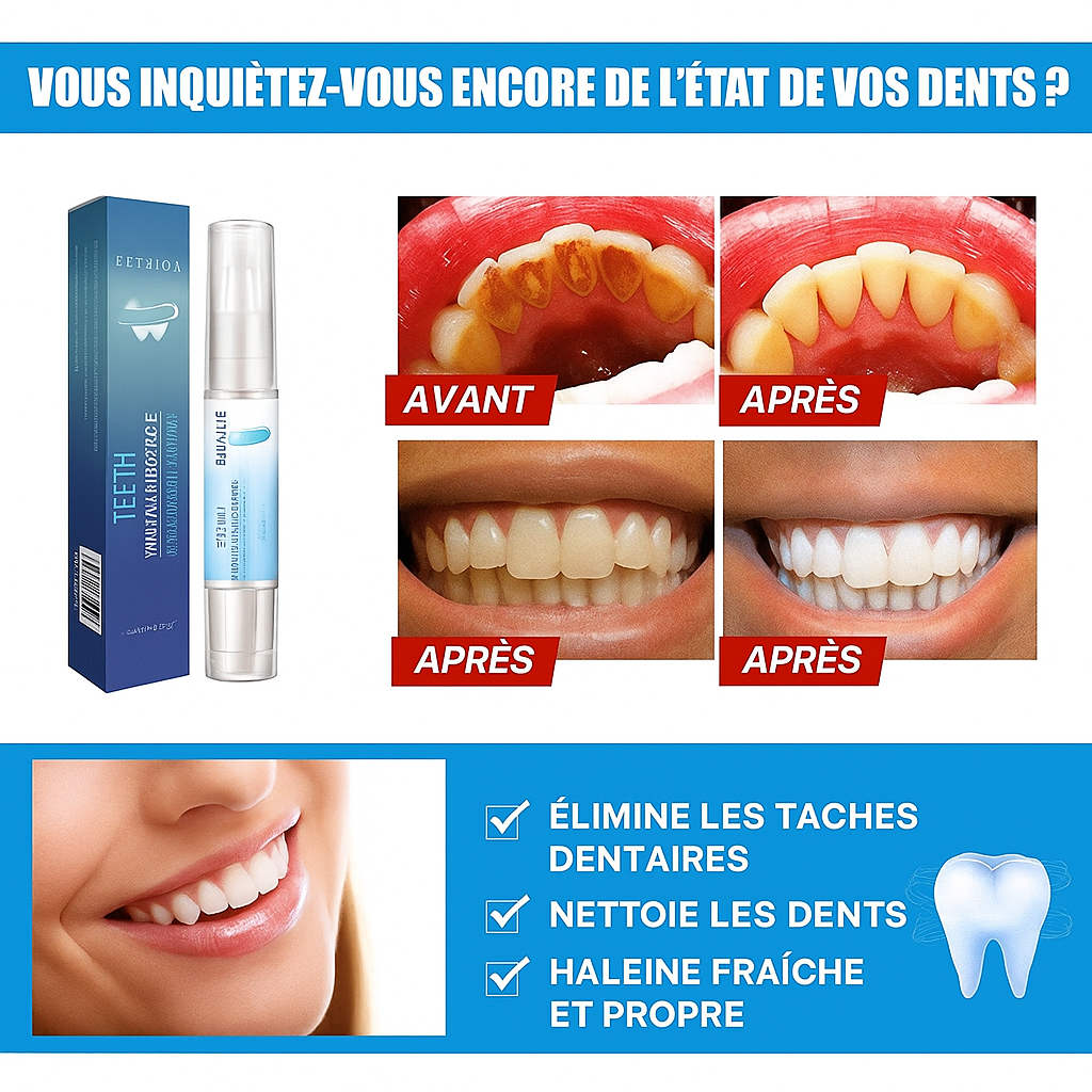 DentsBlancs™ | Sentez-vous confiant lorsque votre sourire reflète votre éclat !