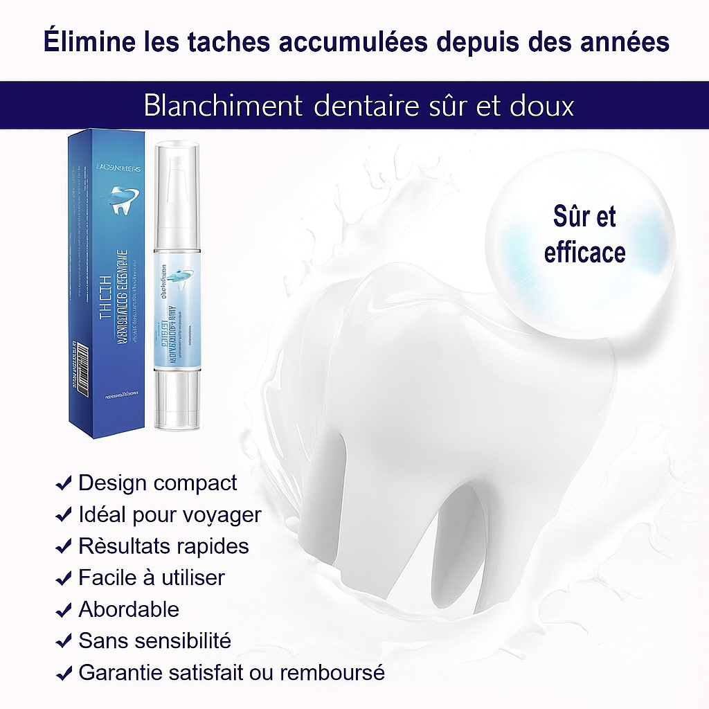 DentsBlancs™ | Sentez-vous confiant lorsque votre sourire reflète votre éclat !
