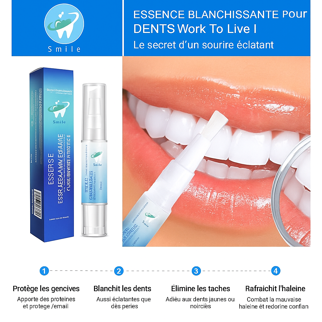 DentsBlancs™ | Sentez-vous confiant lorsque votre sourire reflète votre éclat !