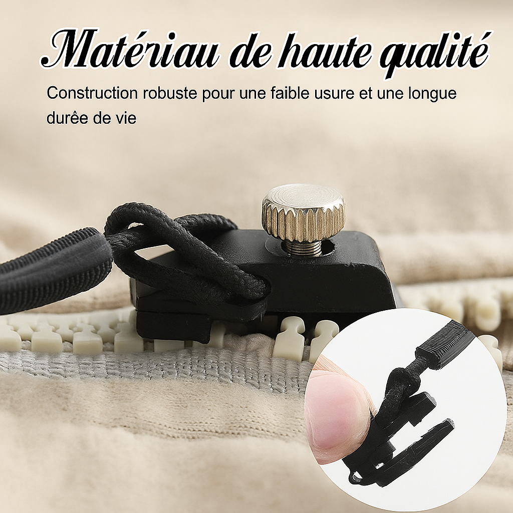 InstaZip™ | Simplifiez vos fermetures avec style
