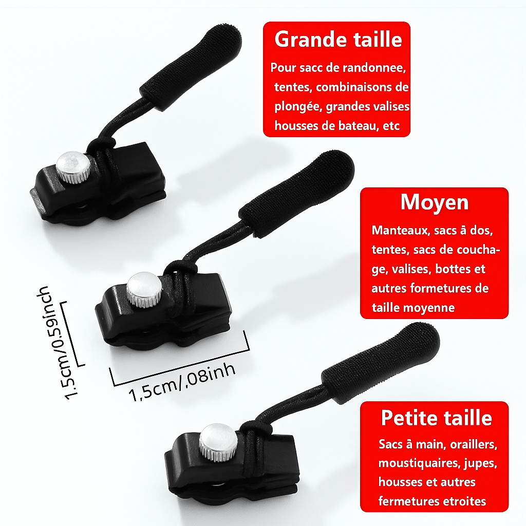 InstaZip™ | Simplifiez vos fermetures avec style
