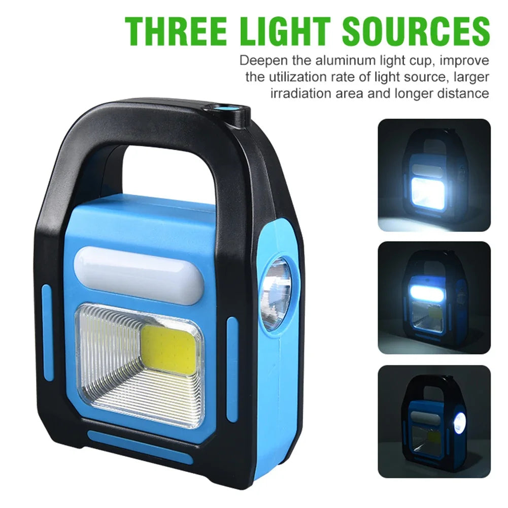 VoltLamp - Lampe de camping rechargeable par USB - LED portable et chargeur d'urgence