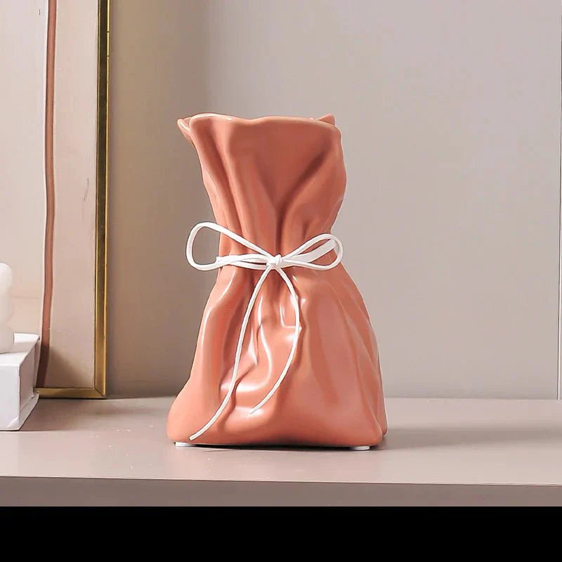 Vase élégant - Recyclé - Design raffiné - Écologique et chic