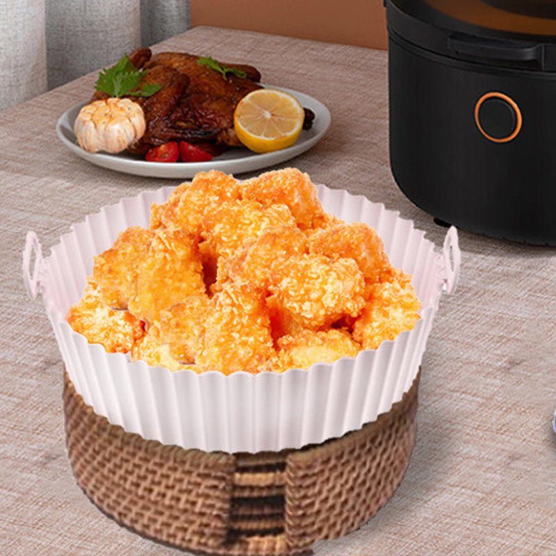 Baking Tray - Silicone Réutilisable - Parfait pour Airfryer - Pratique et Écologique