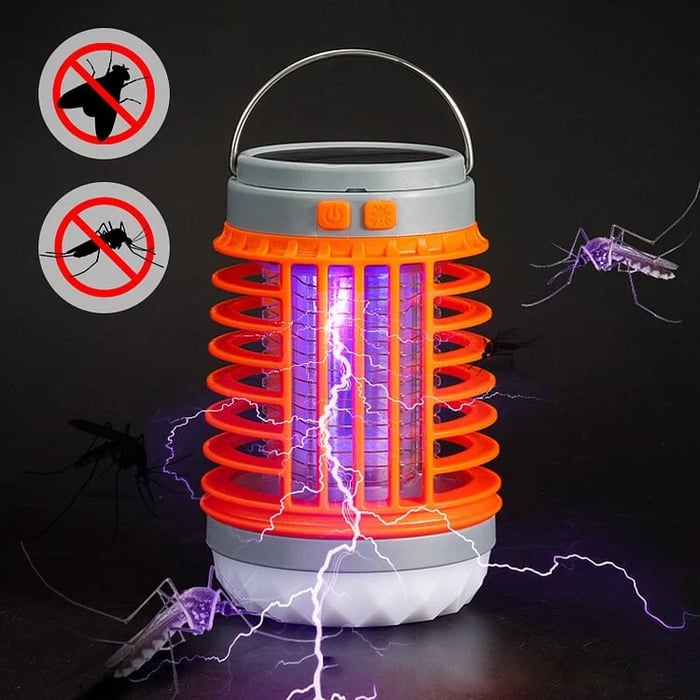 Lampe solaire anti - moustiques – Protection efficace et écologique - accessoires connectés - accessoires gaming - accessoires high - tech - Solar Mosquito Killer