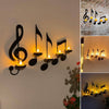 LyricGlow - Chandelier élégant - Note de musique - Ambiance chic