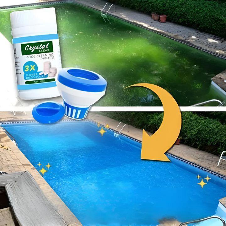 Pastilles de nettoyage rapide pour votre piscine