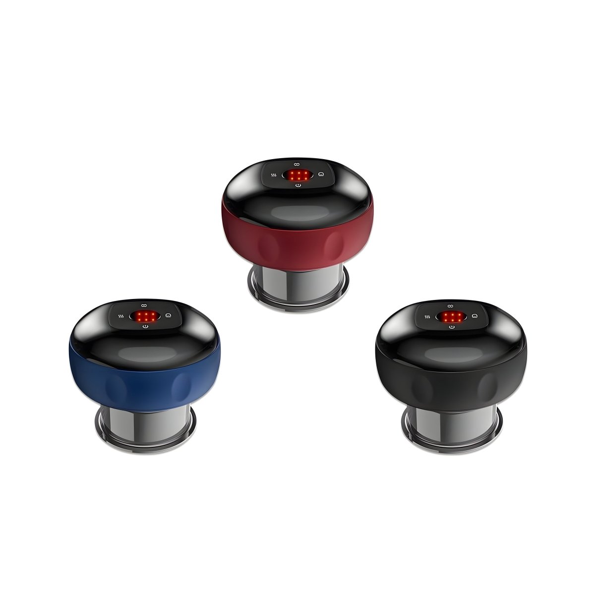 Masseur à ventouses - Récupération rapide - Thérapie par la lumière rouge - Bien - être optimal - accessoires bien - être - accessoires connectés - accessoires high - tech - Massagers