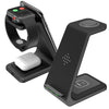 TriCharge Pro - Chargeur 3 - en - 1 - Sans fil - Puissance optimale - Madeluxe