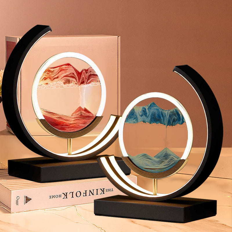 LumiDune - Lampe LED 3D de luxe - Atmosphère éblouissante - Design unique