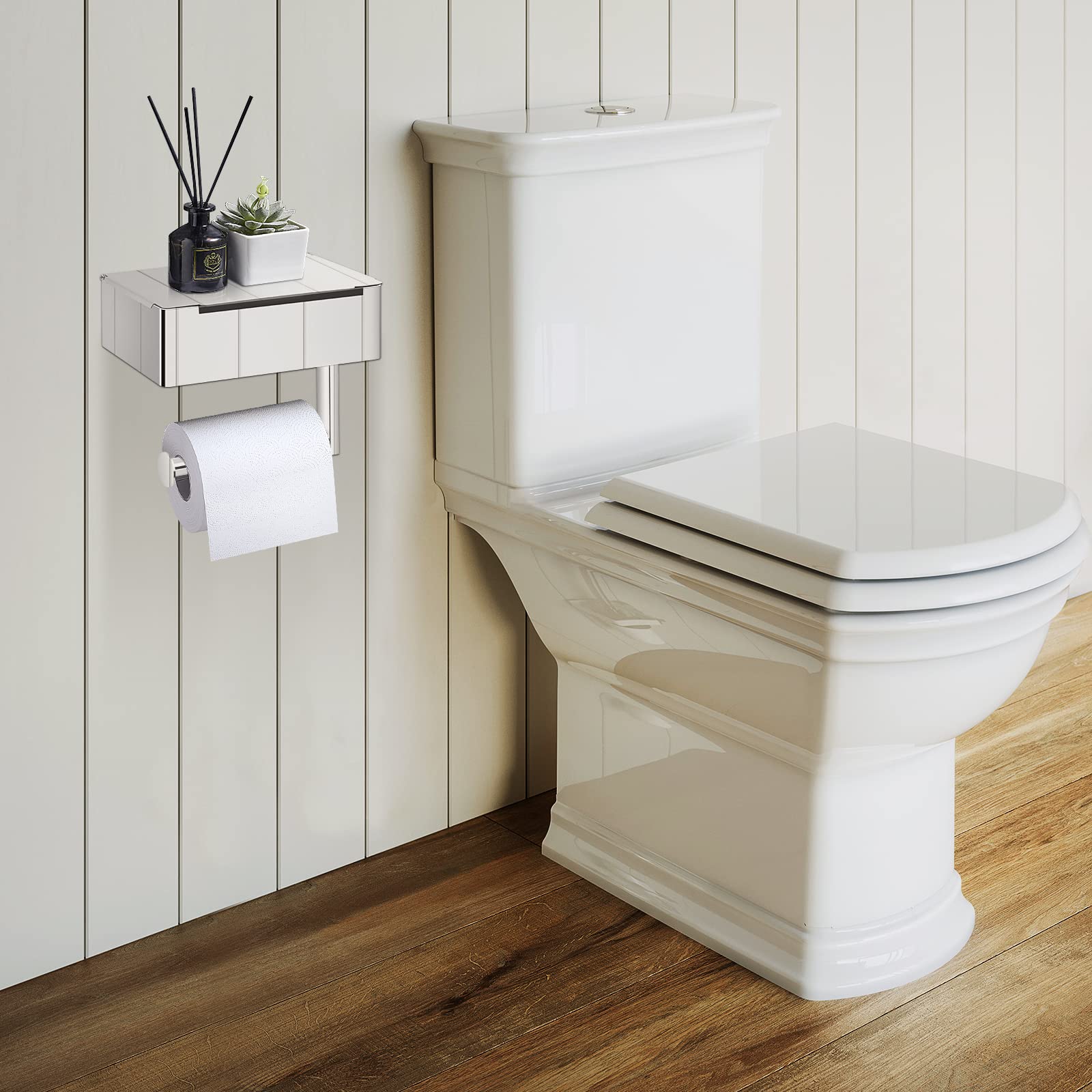 Support de toilette multifonctionnel - Design élégant - Pratique et durable