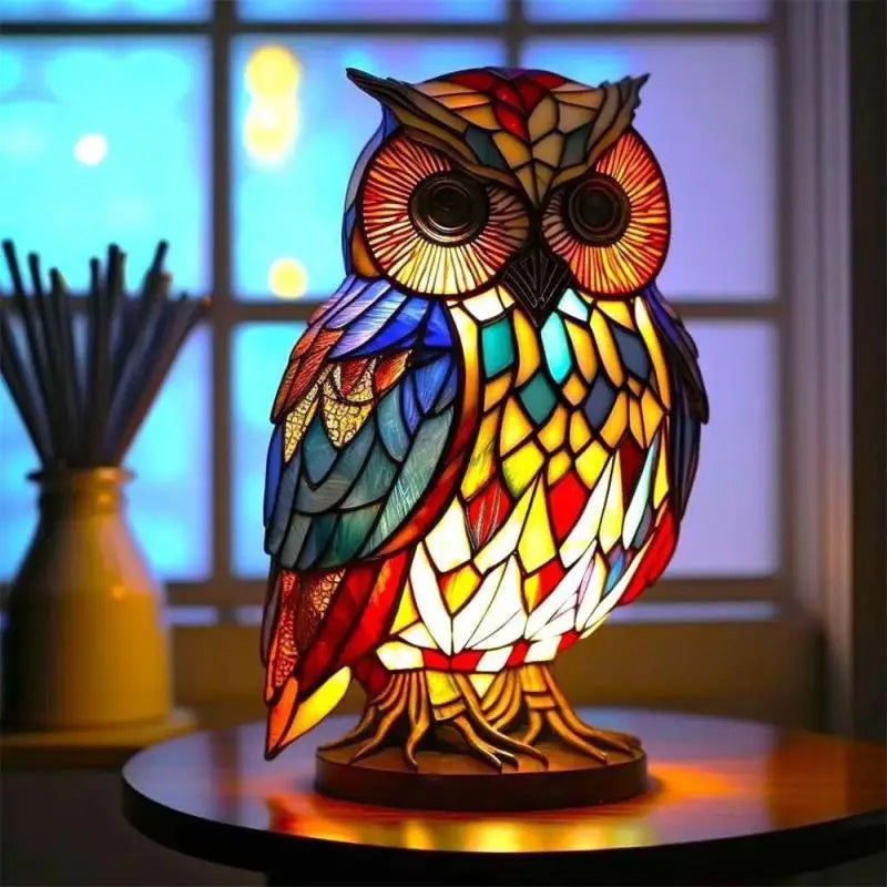 MosaicCritter - Lampe animalière 3D - Larmes multicolores - Design rétro