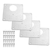 Plaques de montage de charnières - Solution idéale - 4 pièces - Résolvez vos problèmes de charnières ! - accessoires connectés - accessoires gaming - accessoires high - tech - Hinges