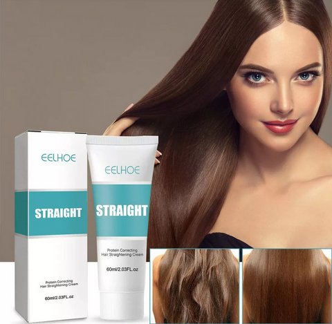 Crème à la kératine - Cheveux lisses et soyeux - Brillance éclatante