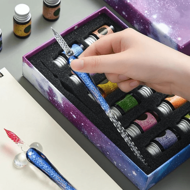 Encre de cristal - La calligraphie réinventée - Maîtriser l'art - Crystal Shine - Madeluxe
