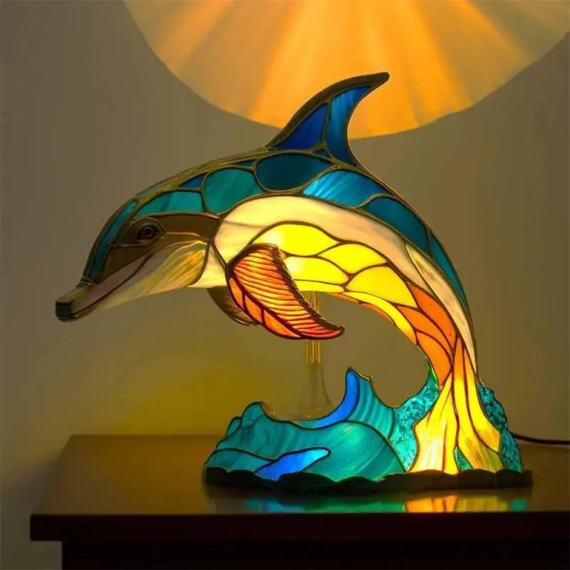 MosaicCritter - Lampe animalière 3D - Larmes multicolores - Design rétro