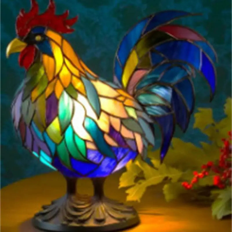 MosaicCritter - Lampe animalière 3D - Larmes multicolores - Design rétro