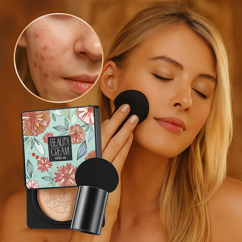 BB Crème Hydratante 3-en-1 avec Applicateur Champignon