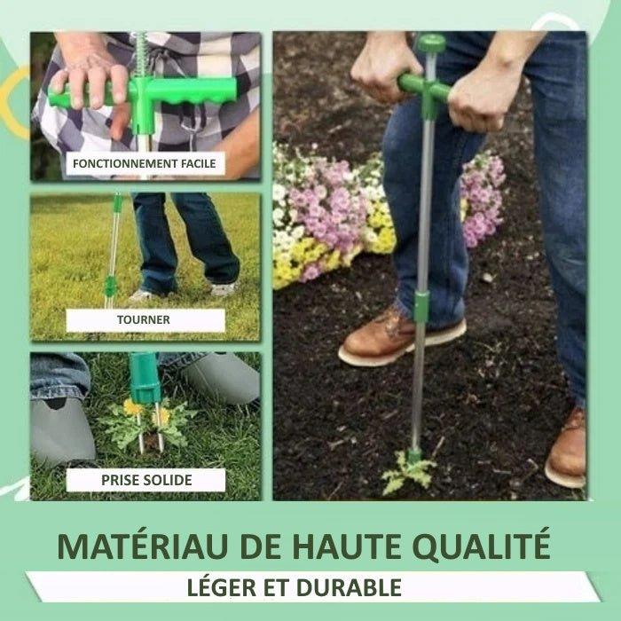 RacineDisparaître™ |  l'entretien du jardin devient un jeu d'enfant