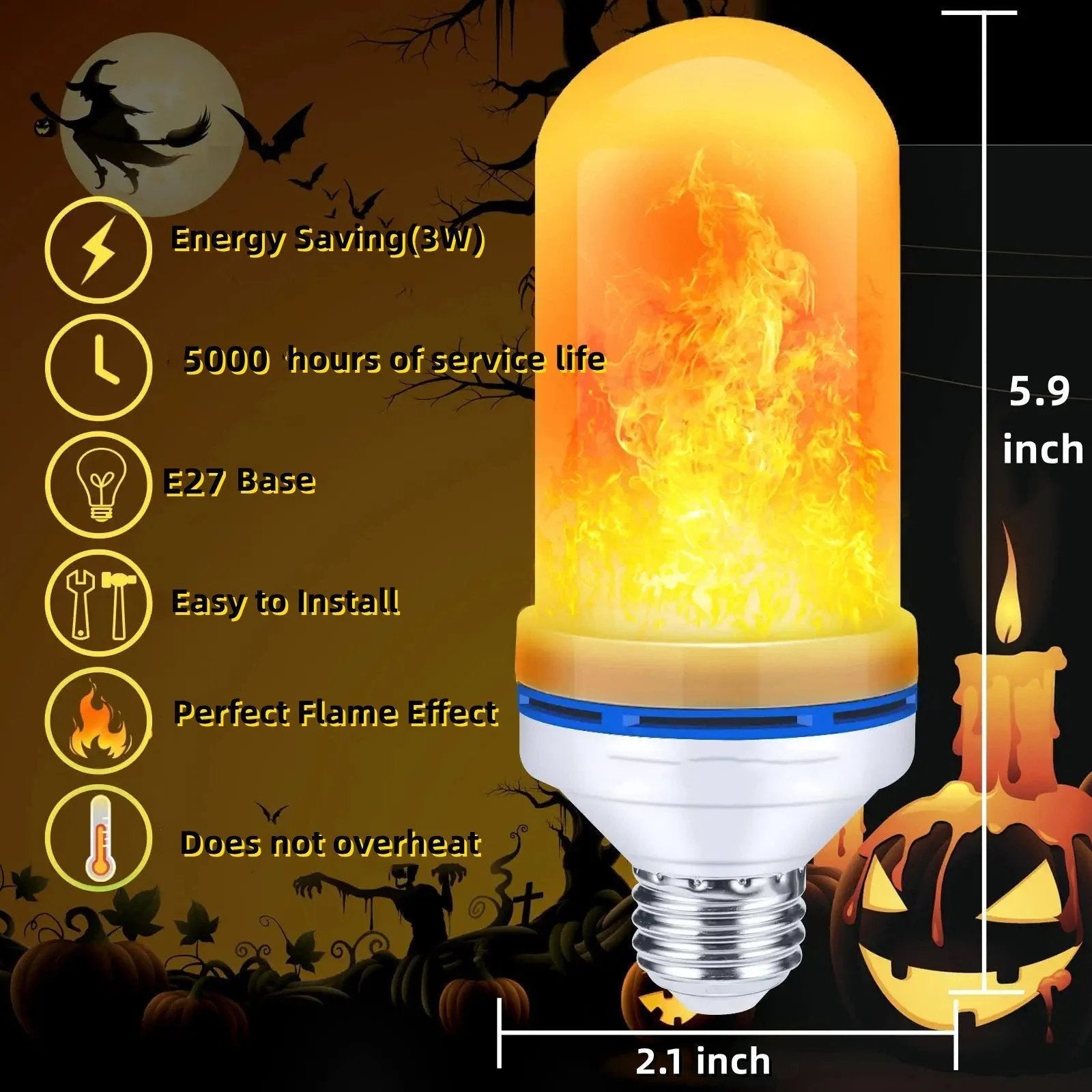 FlammeLumière™ | Ambiance chaleureuse et apaisante