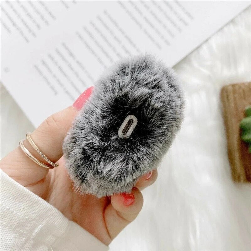 PolarPods - Protégez vos AirPods - Adoptez le look mignon - Oreilles en peluche ! - Madeluxe