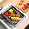 FlexSink Rack - Panier d'égouttage pour un nettoyage efficace de la cuisine - Polyvalent et pratique - accessoires de cuisine - accessoires pour pâtisserie - appareils de cuisine - Strainers