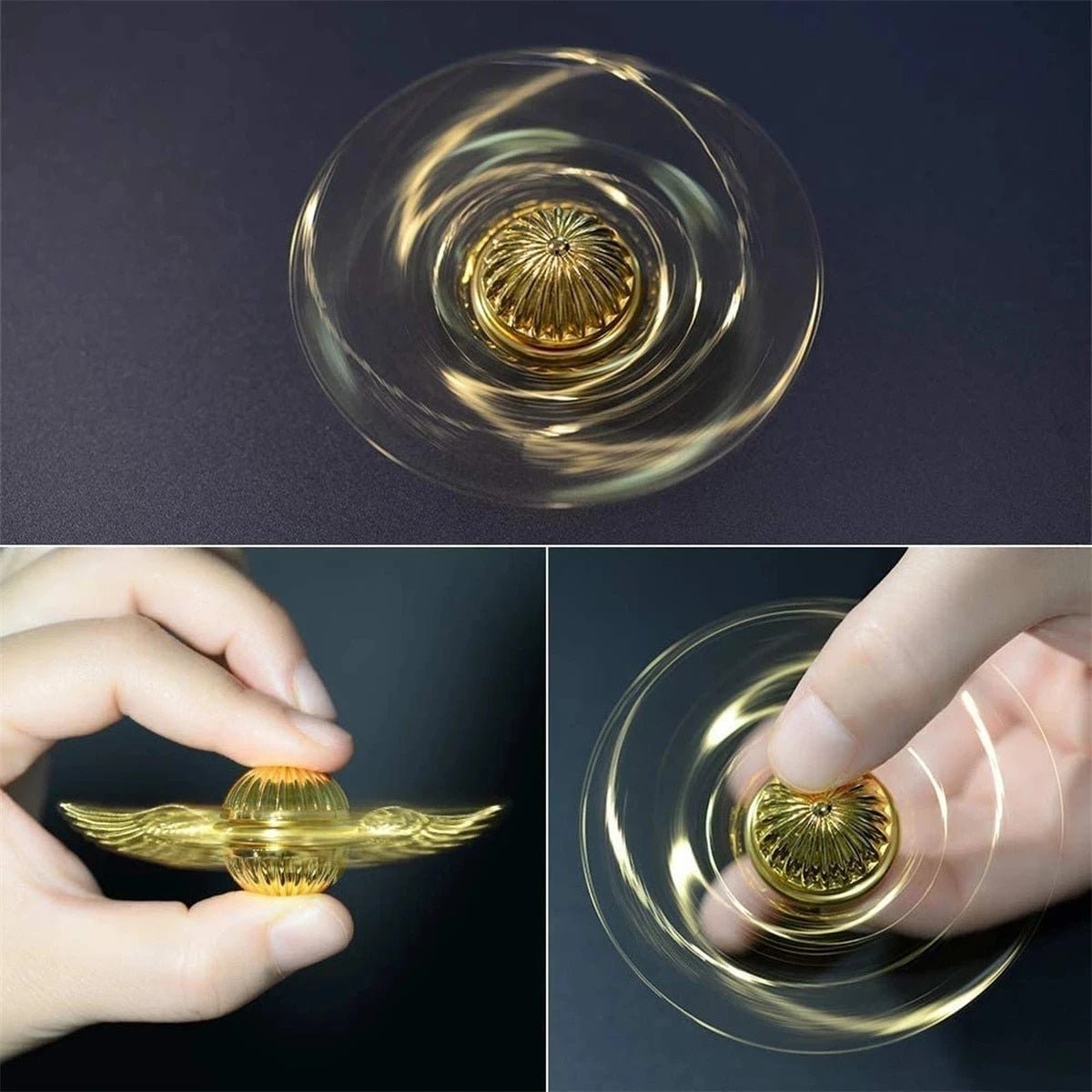 Golden Snitch Spinner - Éliminez le stress et l'anxiété - Un relaxant magique ! - Madeluxe