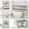 WrapHub - Dispenser pratique - Folie alimentaire et essuie - tout - Gain de place - Madeluxe