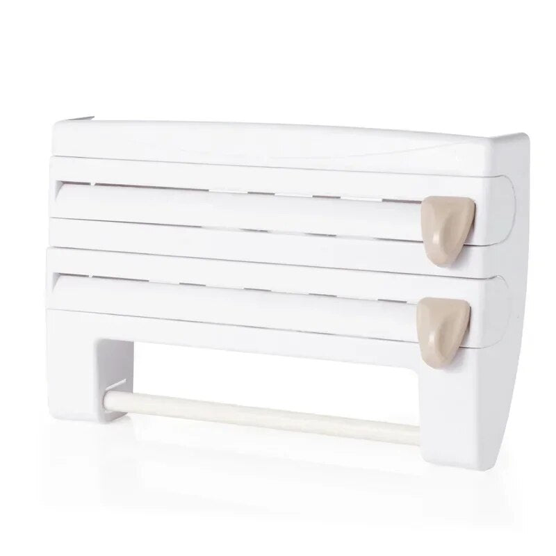 WrapHub - Dispenser pratique - Folie alimentaire et essuie - tout - Gain de place - Madeluxe