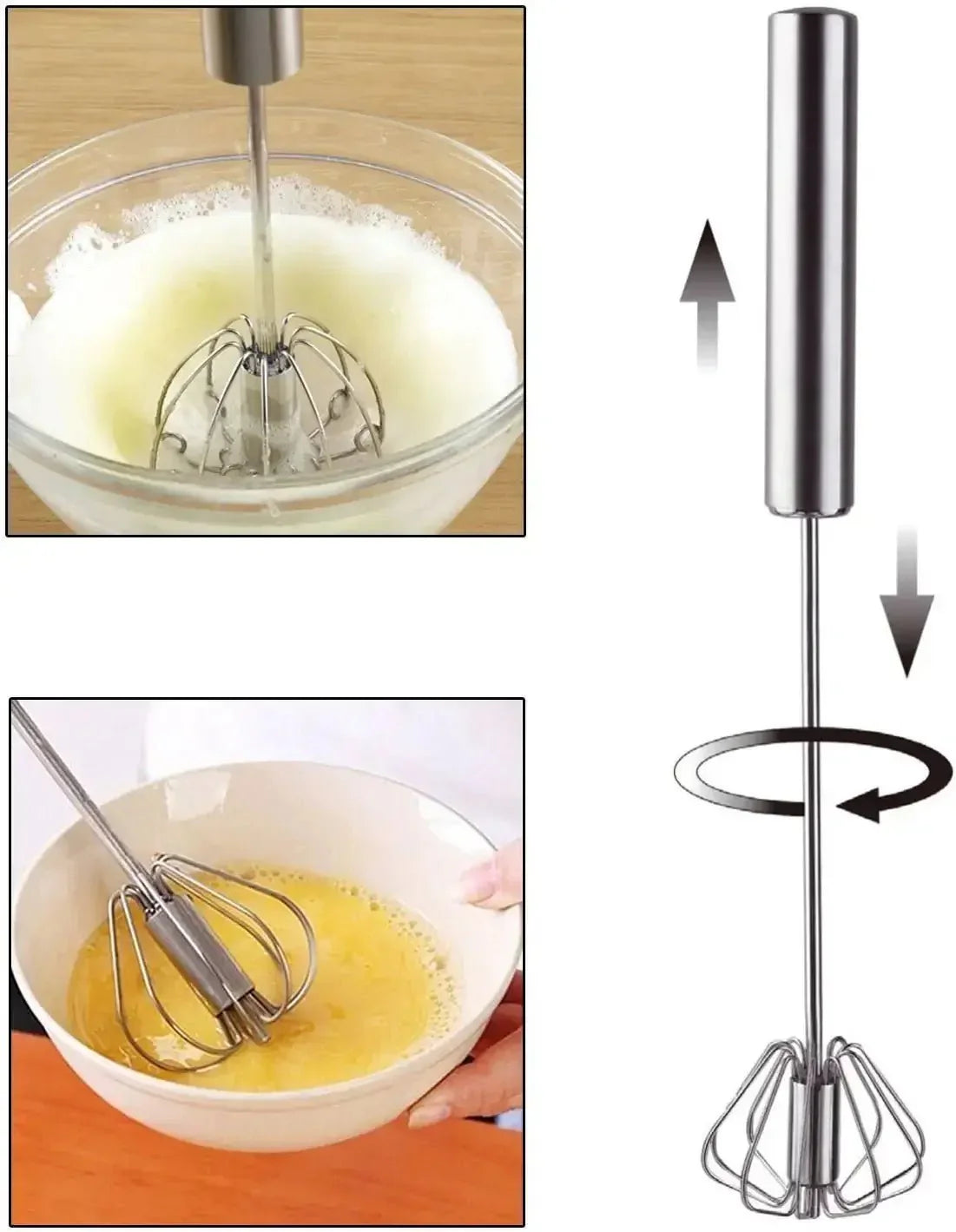 Batteur à œufs - Battre la perfection - Efficacité et Simplicité Assurées!