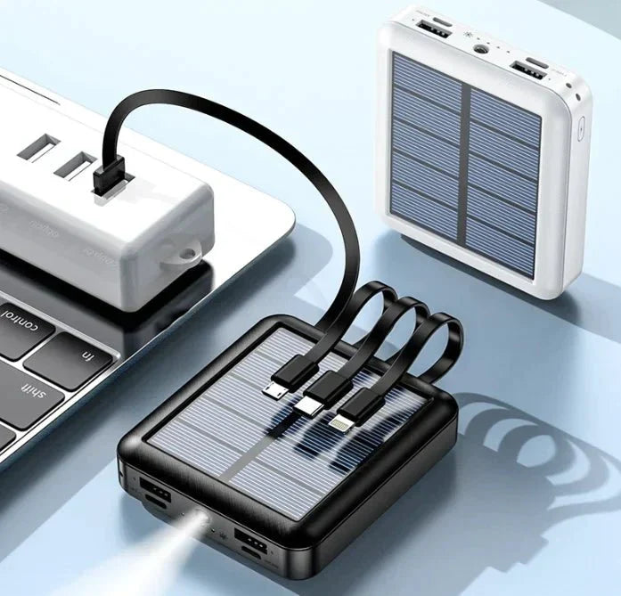 Chargeur à énergie solaire - Ne tombez jamais en panne de batterie !