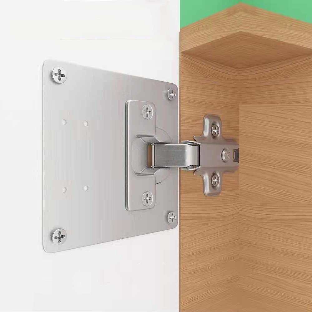 Plaques de montage de charnières - Solution idéale - 4 pièces - Résolvez vos problèmes de charnières ! - accessoires connectés - accessoires gaming - accessoires high - tech - Hinges