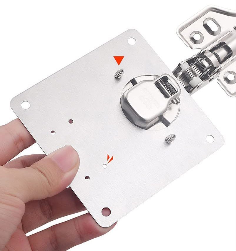 Plaques de montage de charnières - Solution idéale - 4 pièces - Résolvez vos problèmes de charnières ! - accessoires connectés - accessoires gaming - accessoires high - tech - Hinges