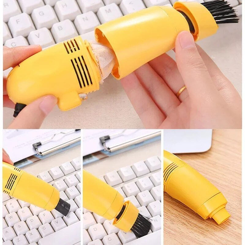 MiniVac - Nettoyage efficace - Protection du clavier - Anti - poussière ! - Madeluxe
