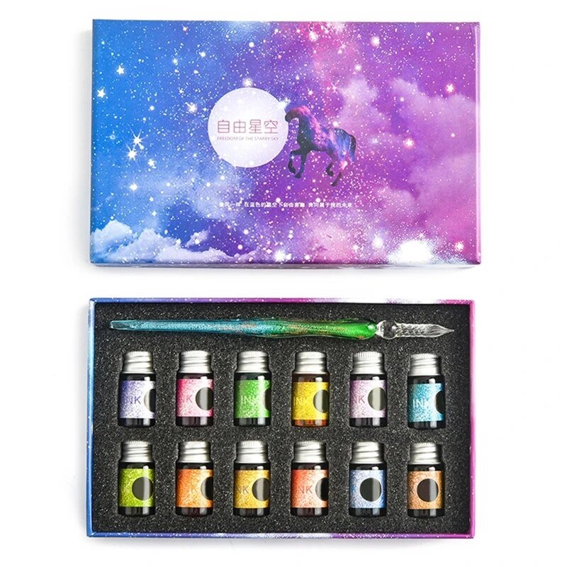 Encre de cristal - La calligraphie réinventée - Maîtriser l'art - Crystal Shine - Madeluxe