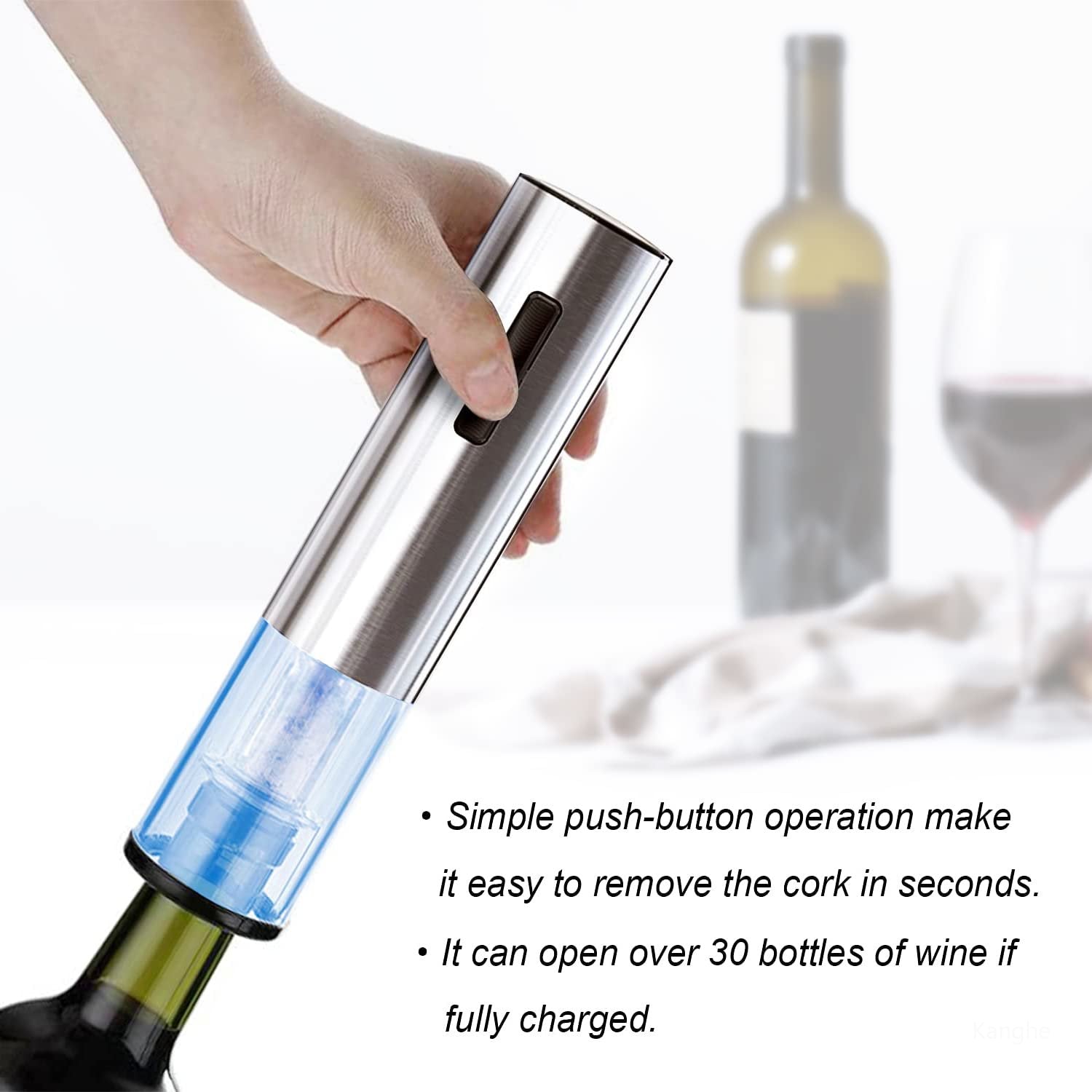 Ouvre-bouteille électrique rechargeable | Élevez vos moments de convivialité