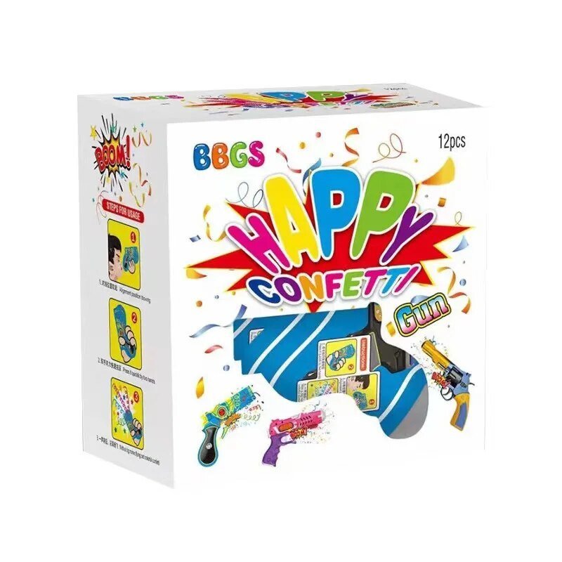 PartyPop Blaster - Confettis instantanés - Magie de la fête portable ! - Madeluxe